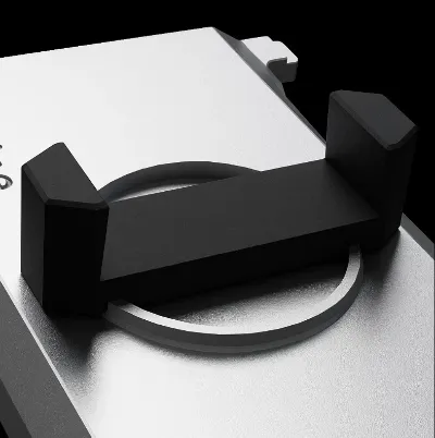Phone clamp on G2 housing